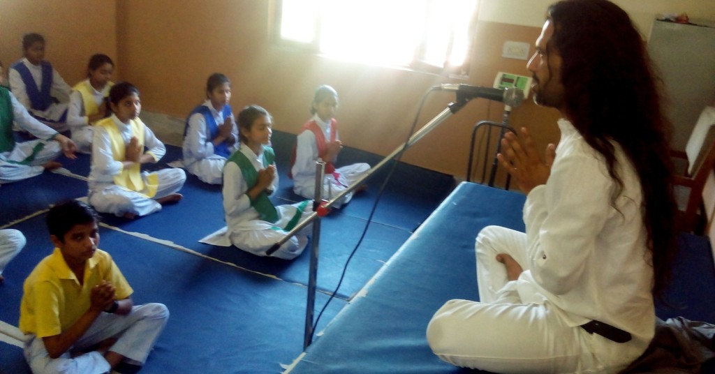 Meditation Classes School Childrens In India