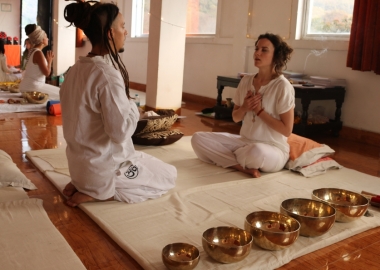 Sound Healing Students Teaching India 3