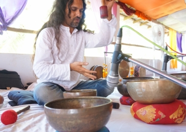 Tibetan Singing Bowls Healing Training India